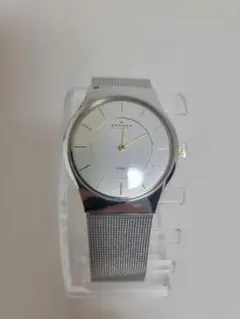 SKAGEN クォーツ腕時計　シルバー