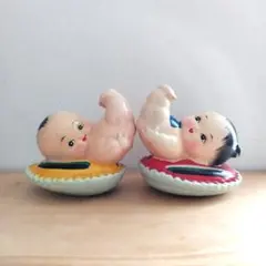 【唐子】置き物ペア2体セット