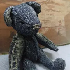 ハンドメイドぬいぐるみ(デニム)①