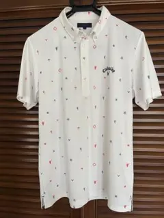 Callaway ホワイト ポロシャツ Lサイズ　美品