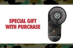 【新品】A BATHING APE ハンディファン カモ