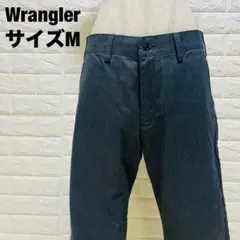 Wrangler ブラック カジュアルワイドストレートパンツ M 美品【514】