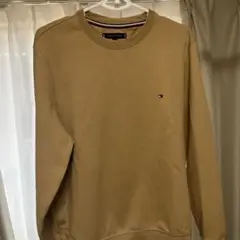 TOMMY HILFIGER ベージュ L クルーネック トレーナー