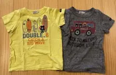 ミキハウスダブルビー　Tシャツ　2枚セット
