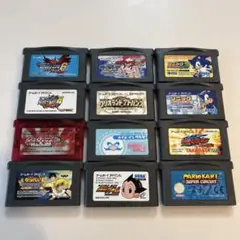 ゲームボーイアドバンス ソフト12点セット