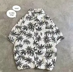シャツ ヤシの木 XL トップス アロハシャツ メンズ