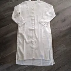 しまむら　ロングシャツワンピース