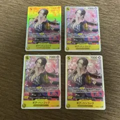 ワンピースカード★ハンコック★ＳＲ４枚セット★