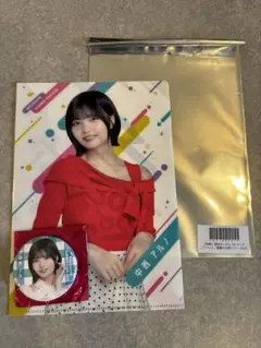 乃木坂46中西アルノ 全ツ2025 個別ランダム缶バッジA5クリアファイルセット