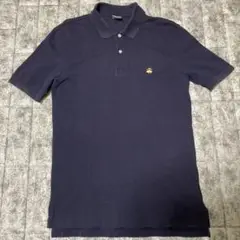 【Brooks Brothers】ネイビー ポロシャツ メンズ M なす紺