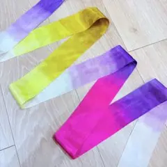 【即日発送】新体操 チャコット グラデーション リボン 5m ラベンダー