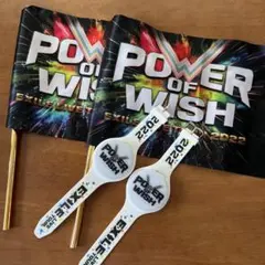 POWER OF WISH 2022 フラッグ＆リストバンドセット