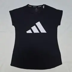 adidas/アディダス/レディース/シャツ/スポーツ/ファッション/ブラックS