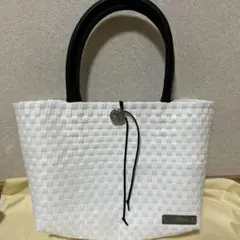未使用 jollies ホワイト RENA Lサイズ カゴバック パールハンドル 未使用 jollies ホワイト RENA Lサイズ カゴバック パール