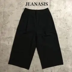 JEANASIS　7部丈　ガウチョパンツ　ワイドフレアパンツ　フリーサイズ