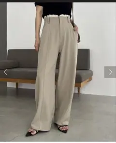 CAPRICIEUX LE MAGE フリルウエストパンツ