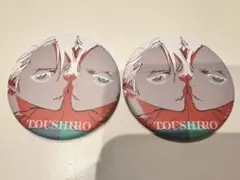 BLEACH ブリーチ　ナムコ　マット缶バッジ　日番谷　2点