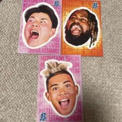 日ハム　ファイターズ　超夏祭り　ビッグステッカー　清宮幸太郎　レイエス　水谷瞬