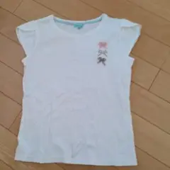 TOCCA リボン刺繍 Tシャツ 130
