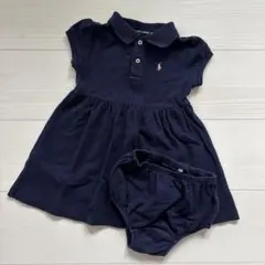 18M ラルフローレン ワンピース ネイビー