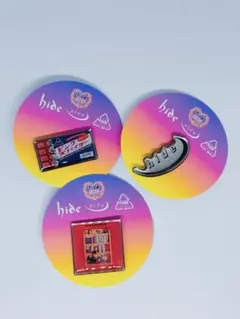 hide ピンズカプセル 60th ピンズ カプセルトイ 3個セット