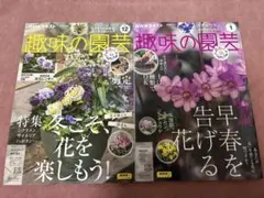 趣味の園芸 2023.12月　2024.1月　2冊