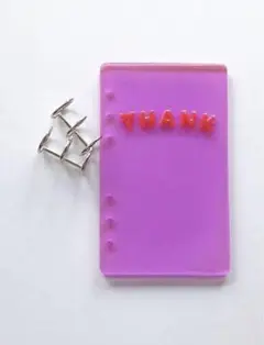 レジン バインダー　A6　saving challenge セービング　貯金