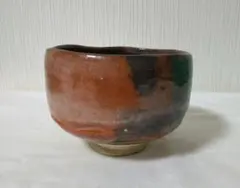 【茶道具】佐々木 松楽作 赤楽 茶碗 抹茶碗