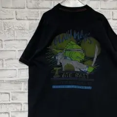 USA製90sヴィンテージTシャツ！シングルステッチ　ブラック半袖古着XL714