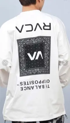 新品タグ付きRVCA/ルーカ 長袖ラッシュガード/水陸両用 ドロスト Sサイズ