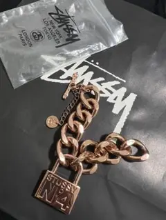 Stussy N°4 メタルブレスレット 約20cm