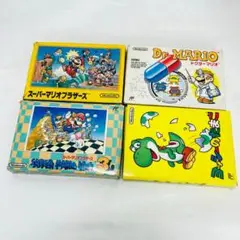 FC ソフト スーパーマリオ Dr.マリオ ヨッシー 4本 箱付き