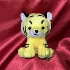 あるまど パステルイエロータイガー お座りタイガー ぬいぐるみ