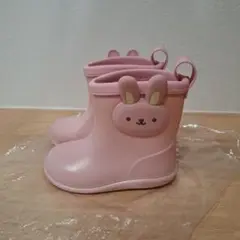 長靴 ピンクのうさぎ 13cm