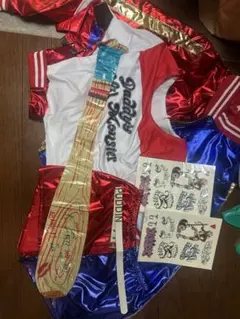 ス*ト様 ハーレークイン 4点セット コスプレ 110 ハロウィン お祭り イベ