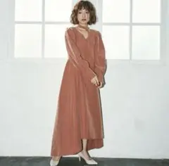 CHERIE MONA シェリーモナ スウェードワンピース　秋ワンピ きれい系