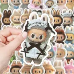 POPMART Labubu ラビットキャラクター ステッカー50枚セット