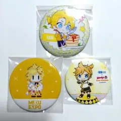 鏡音レン 缶バッジ コラボカフェ THE GUEST dish up EXPO