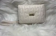 ✨️美品✨️3つ折り財布！！ アイボリー キルティング