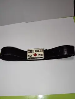 DSQUARED2 ブラックレザーベルト サイズ85最終価格！