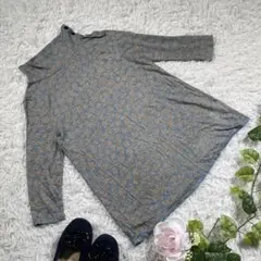 【GIANNI LO GIUDICN】長袖シャツ　『36』　ハイネック　個性的
