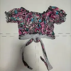 ベリーダンス用カラフルトップスチョリ