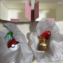 マック　ハッピーセットのポケモン イーブイ フシギダネ