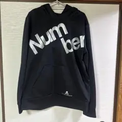 Number 黒色パーカートレーナー