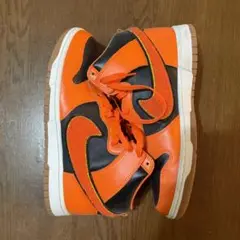Nike ダンク ハイレトロ オレンジ/ブラック