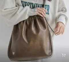 LOWRYS FARM ギャザーショルダーBAG バッグ 149613