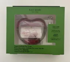 【kate spade】AirPods Pro 2 ケース ハート グリッター Key To My Heart Liquid Glitter Airpods Pro Gen 2 Case | Kate