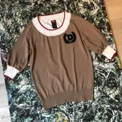 【美品】ダブルスタンダードクロージング-ビーズロゴニット サイズF