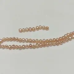 [天然色]　淡水パール　ポテト　約18cm 　PB441
