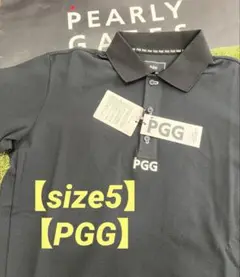 新品正規品【PGG/size5】MFY速乾素材　半袖ポロシャツ　パーリゲイツ